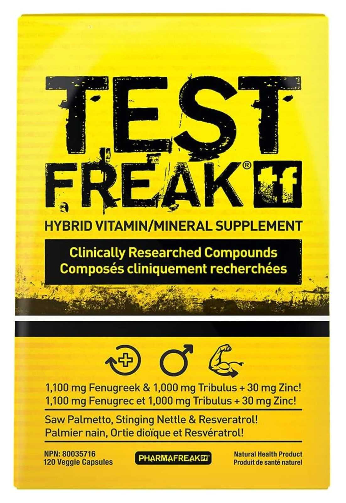 Pharma Freak Test Freak 120 cápsulas