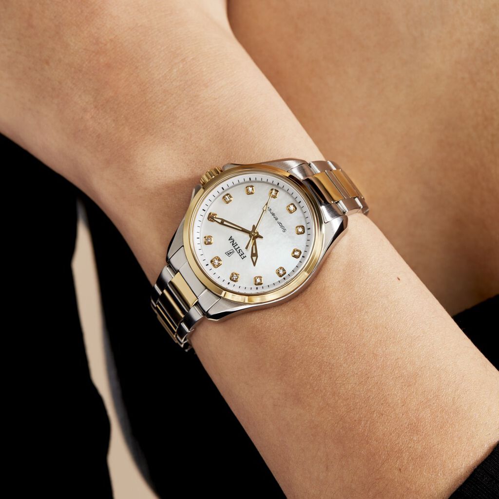 Montre Festina Solar Energy Nacre