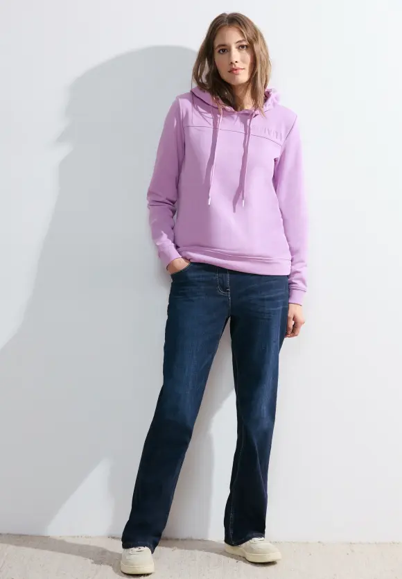 Hoodie Sweatshirt - sporty lilac