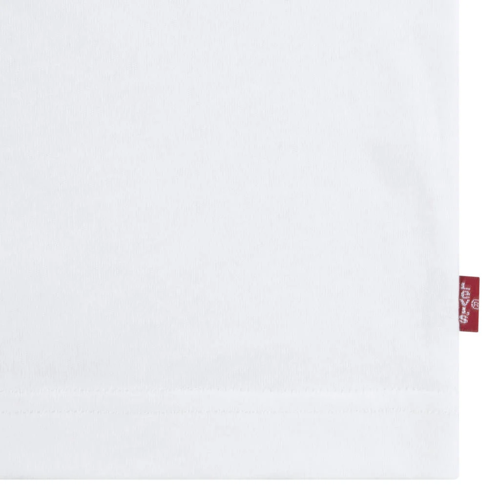 Levi's T-shirt met logo wit/groen