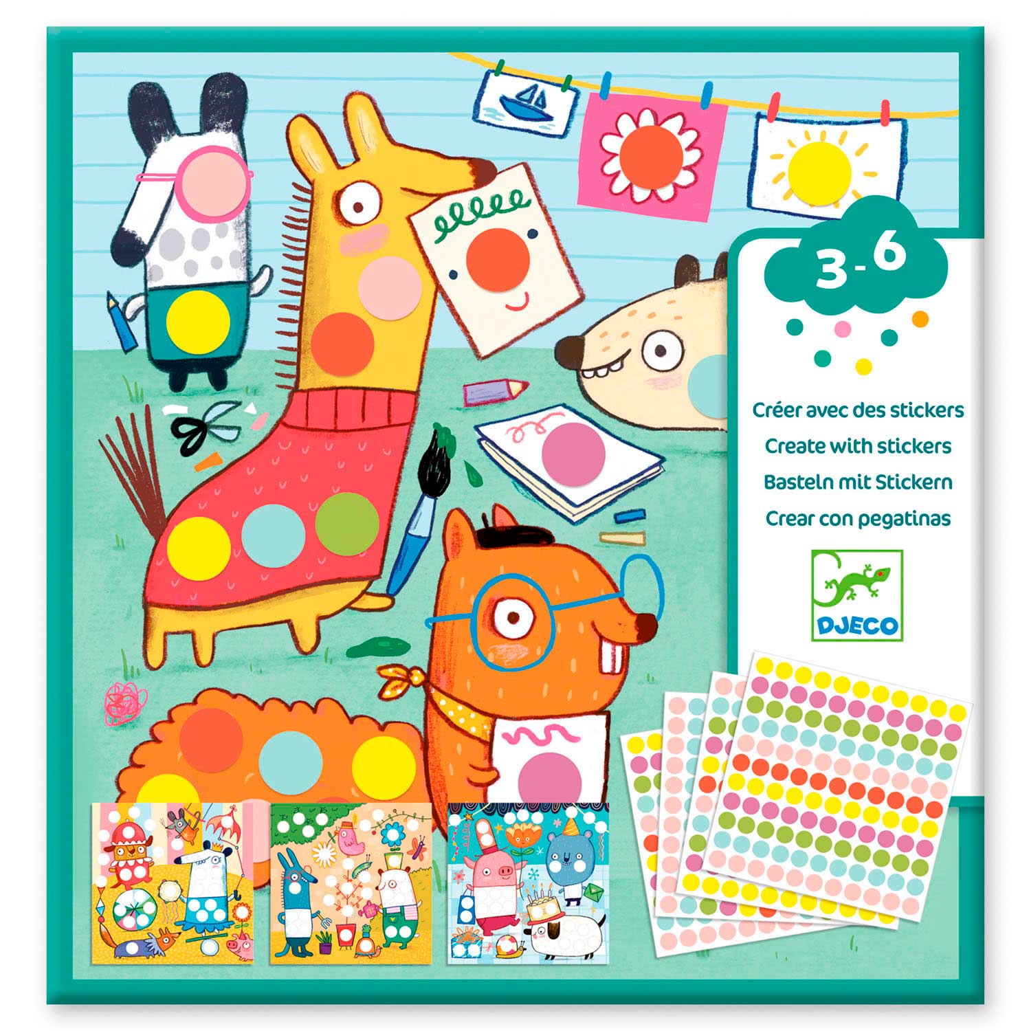 Djeco Creëren met Stickers