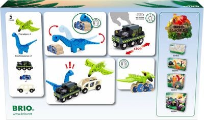 BRIO World 36096 Tog med Dinosaur