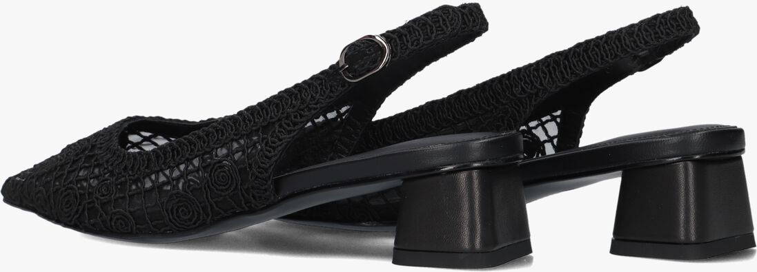 zwarte stefano lauran slingbacks d24059