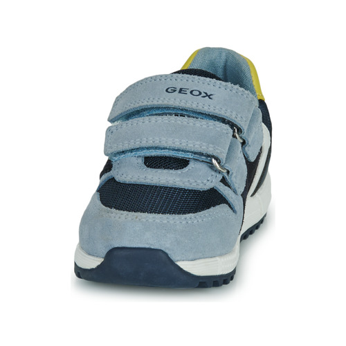 Geox - B ALBEN BOY - Bleu / Marine / Lime