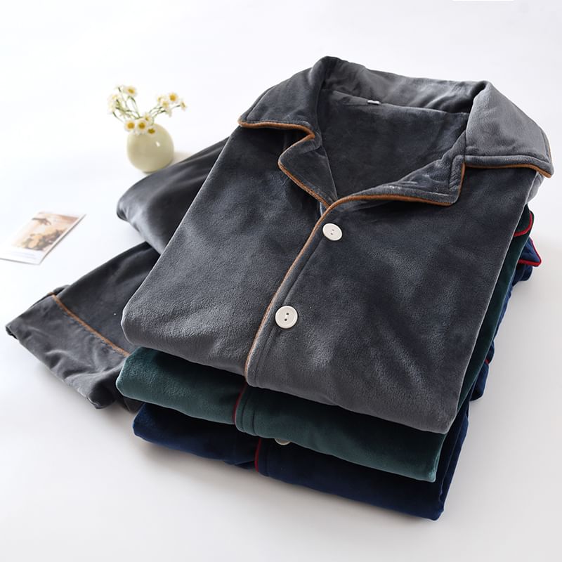 Dogini - Pyjamaset: effen shirt + broek