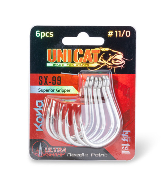 Hameçon Silure Uni Cat SX-99 Superior Gripper (6 pièces)