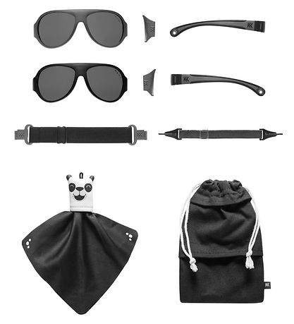 Mokki Sonnenbrille - Click & Change - 10 Teile - Schwarz