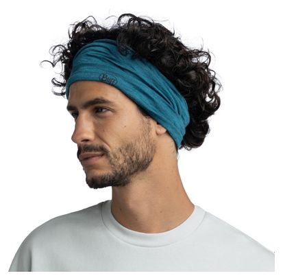 Tour De Cou Buff Merino Lightweight Teal Bleu