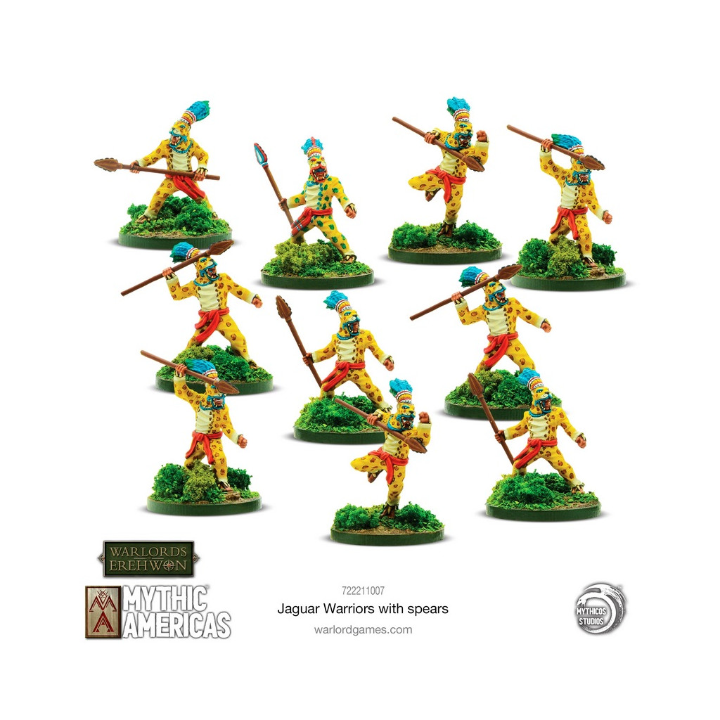 Mythic Americas - Jaguar Warriors with Spears