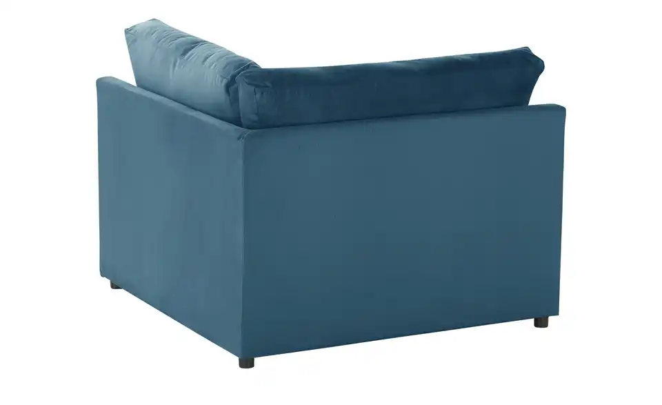 Element Branna Blau Samt Ecke