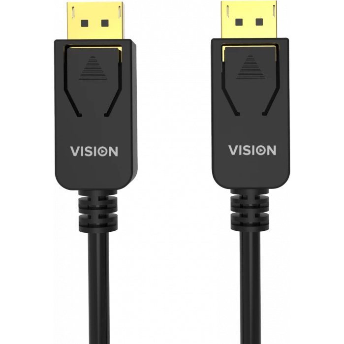 Vision TC 2MDP8K/BL câble DisplayPort 2 m Noir