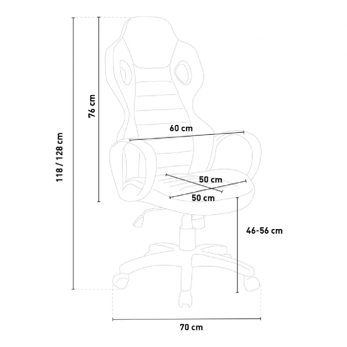 Franchi Bürosessel Franchi Chaise de bureau GP