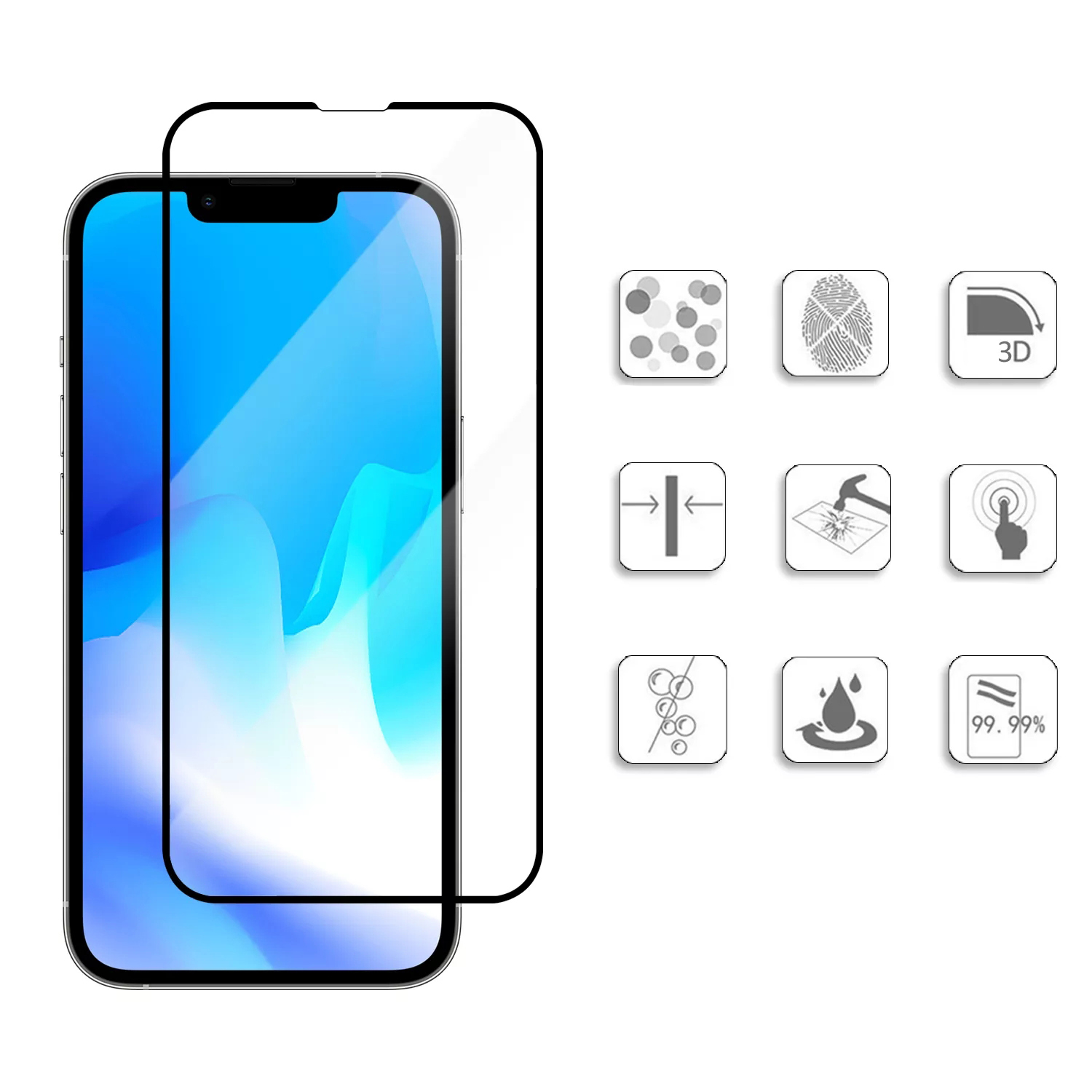 Schutzfolie für iPhone 14 Pro Max