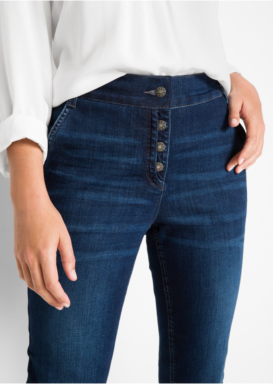 Jean extensible avec taille confortable
