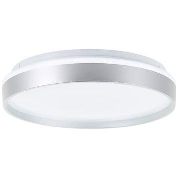 Brilliant plafondlamp Britt zilver ø33cm 3 standen dimbaar