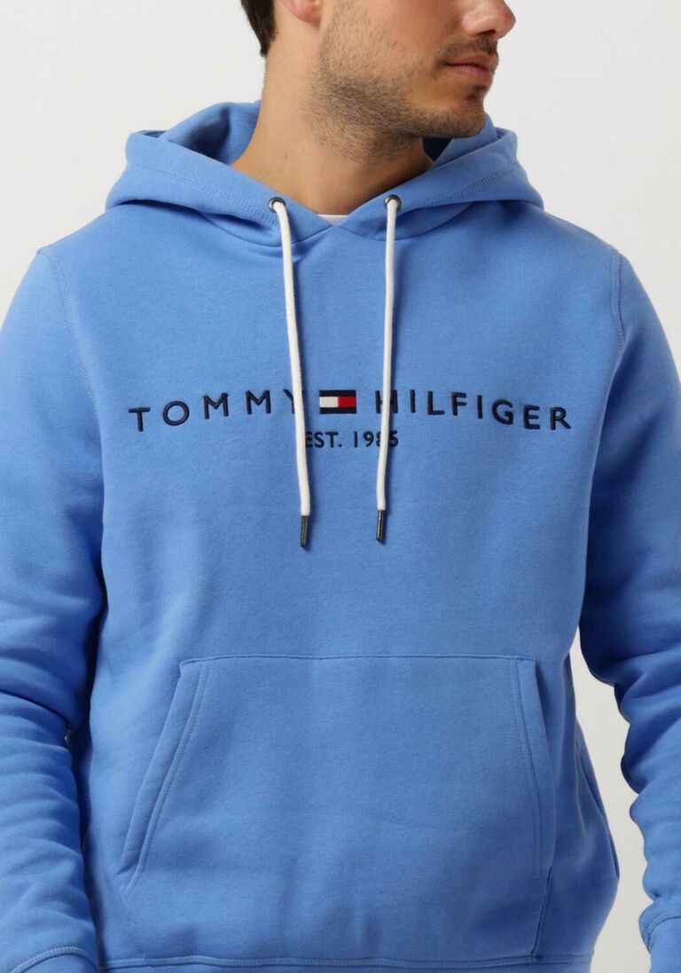 TOMMY HILFIGER blauwe tommy hilfiger sweater tommy logo hoody