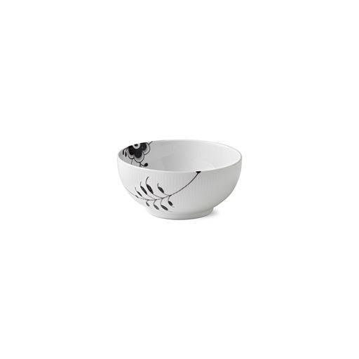 Royal Copenhagen Sort Mega Riflet Skål, Ø21 cm
