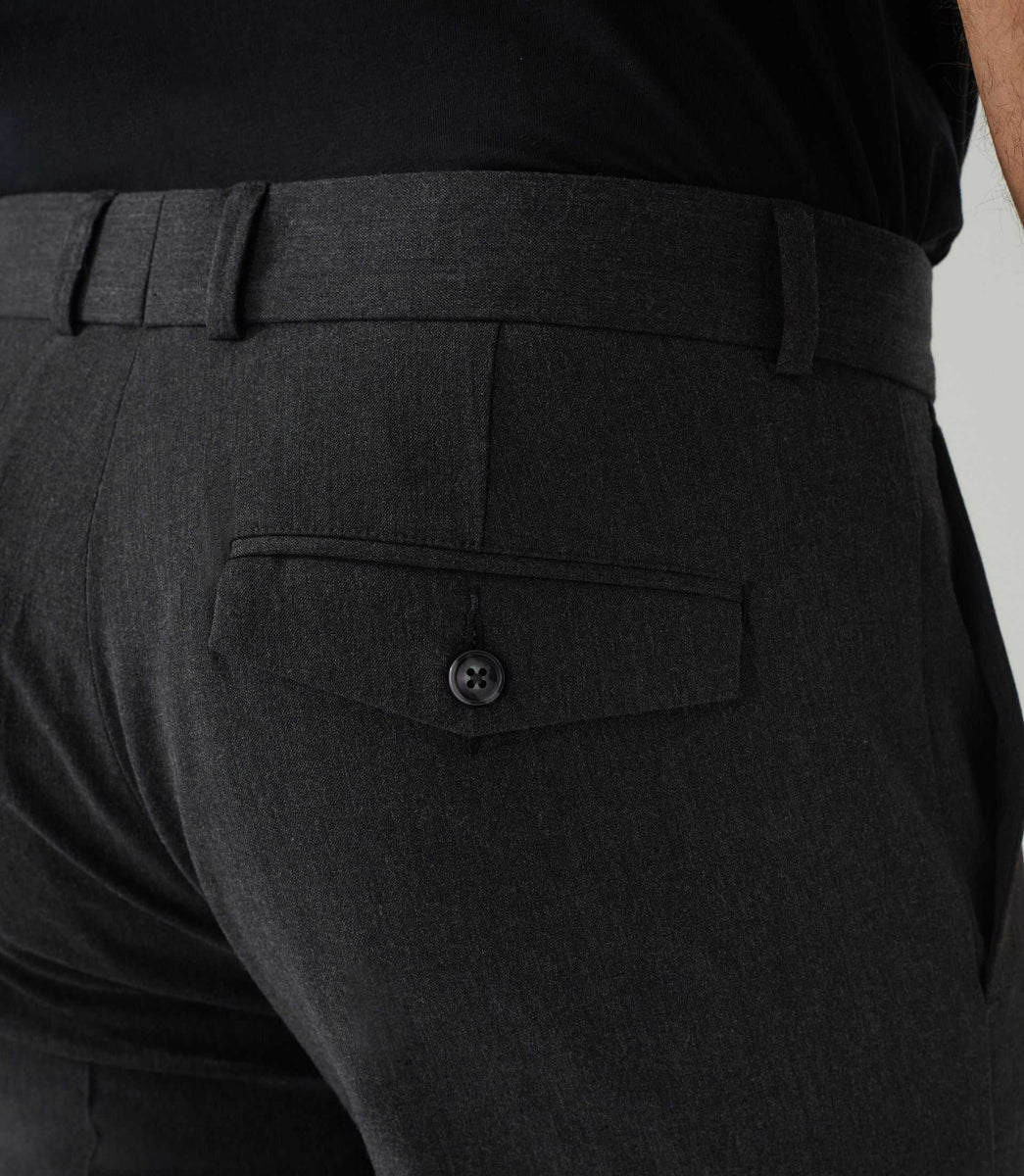 Pantalon ville gris moyen 
