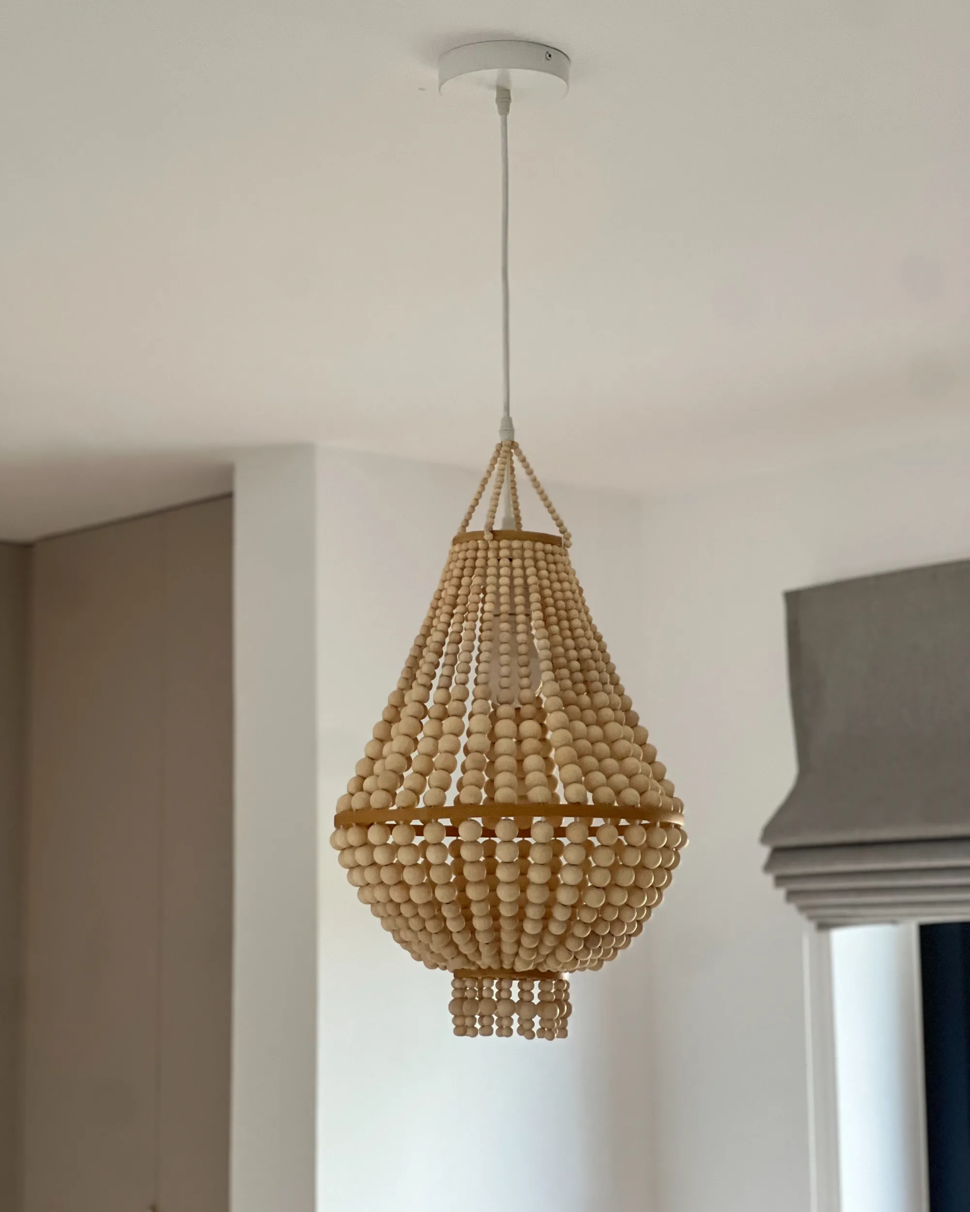 Kroonluchter KUMBUKKAN Hout Lichtbruin