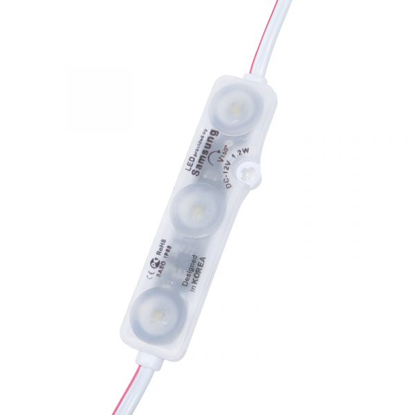 LED ME Conjunto de 20 Módulos de 3 LED Smd Samsung 12V Dc 1.2W 6500K