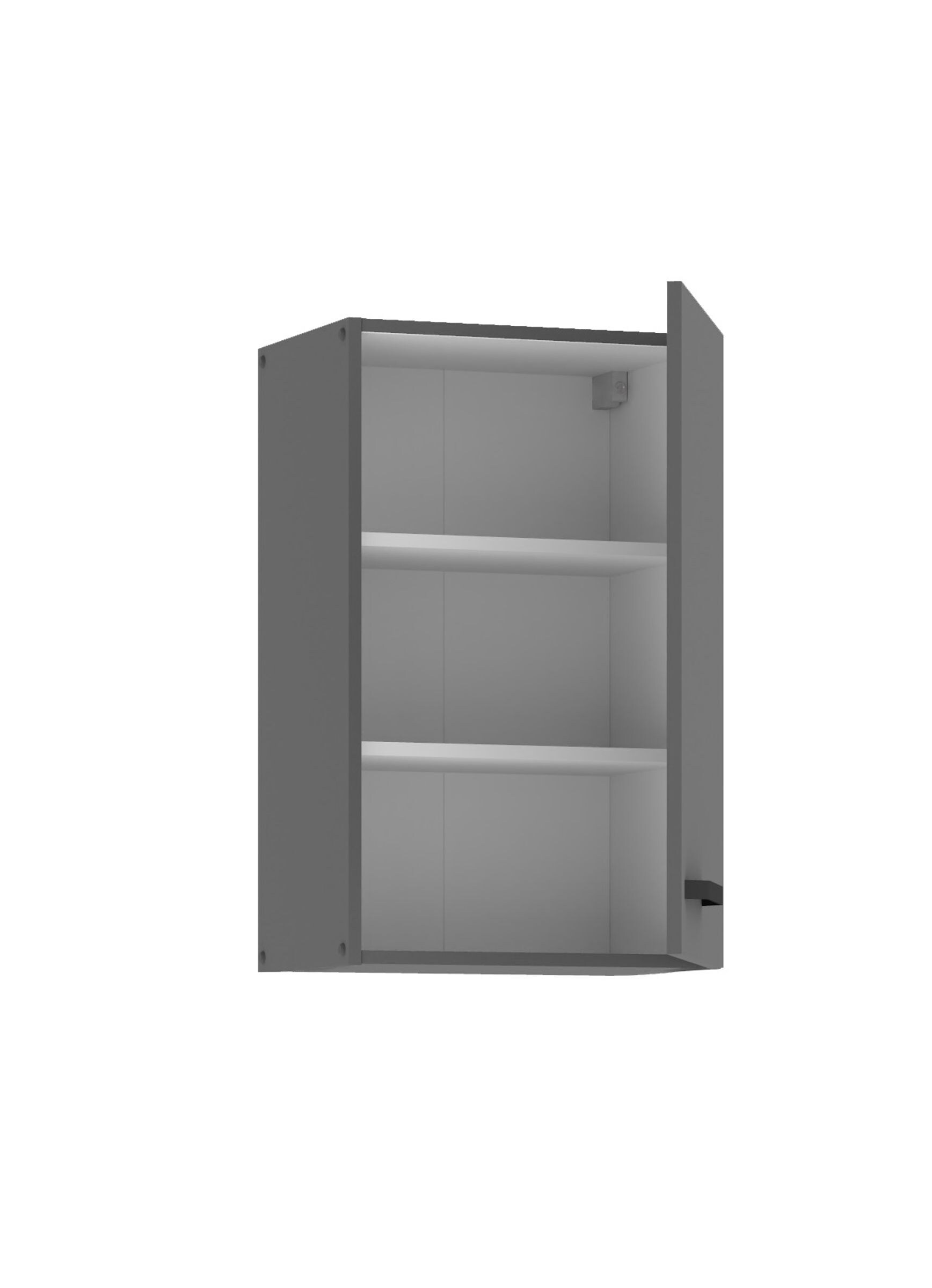Küche NESSA Hängeschrank 45 cm Anthrazit Küchenzeile Küchenblock Einbauküche
