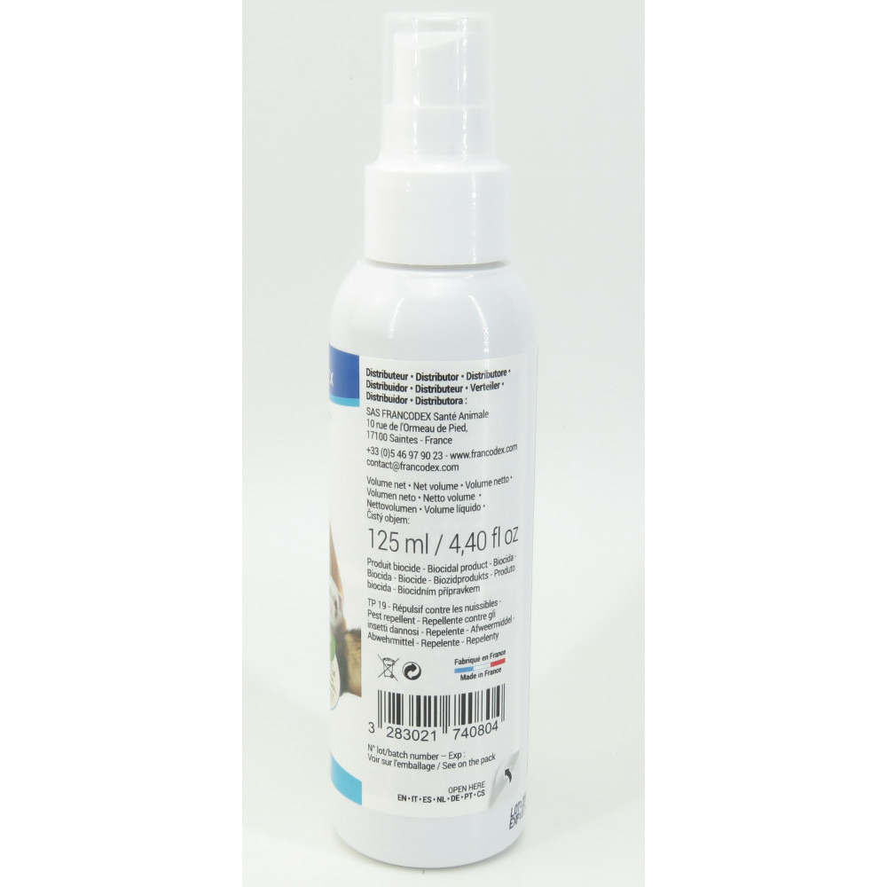 Lotion insectifuge pour rongeur, lapin, furet 125 ml.
