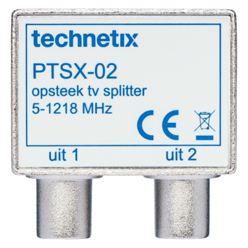 Hirschman coax splitter push on