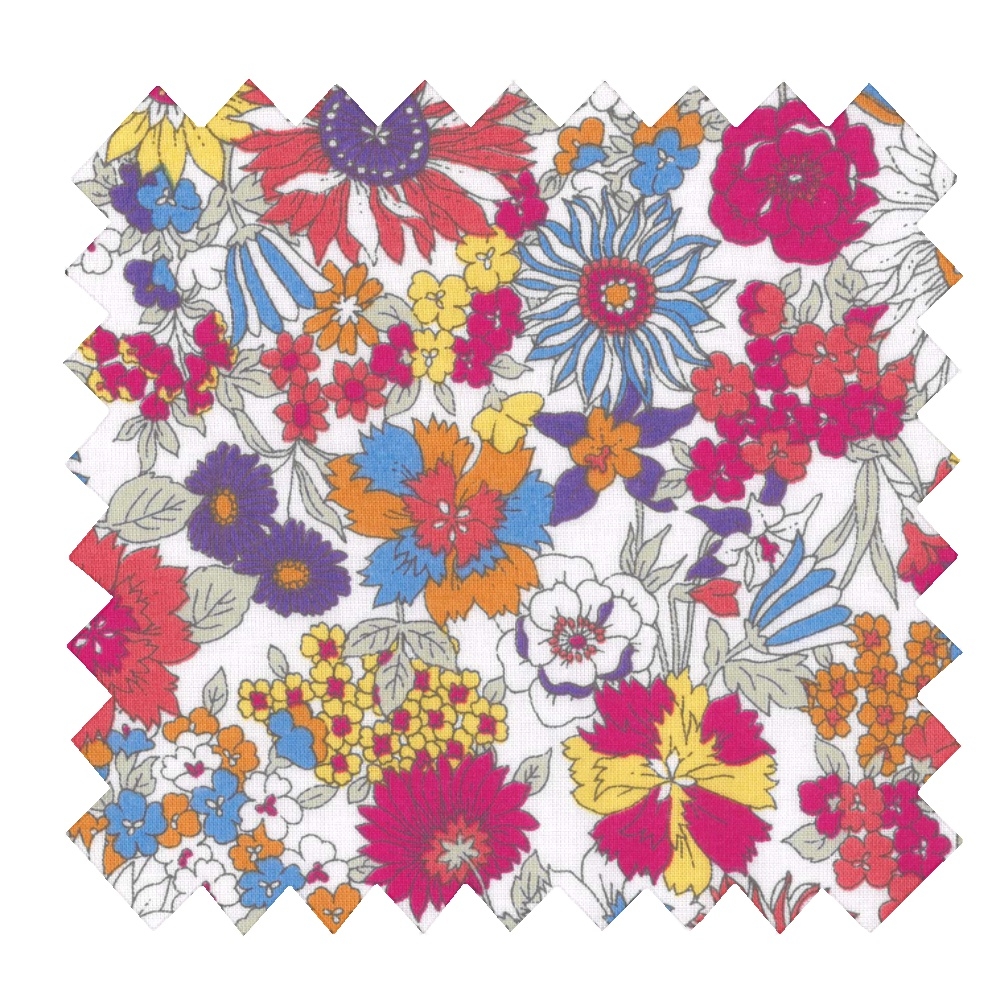 Coupon Tissu 1 M Tutti Fleuri