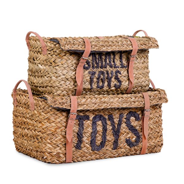 Childhome Rattan Opbergmanden – 2 Stuks