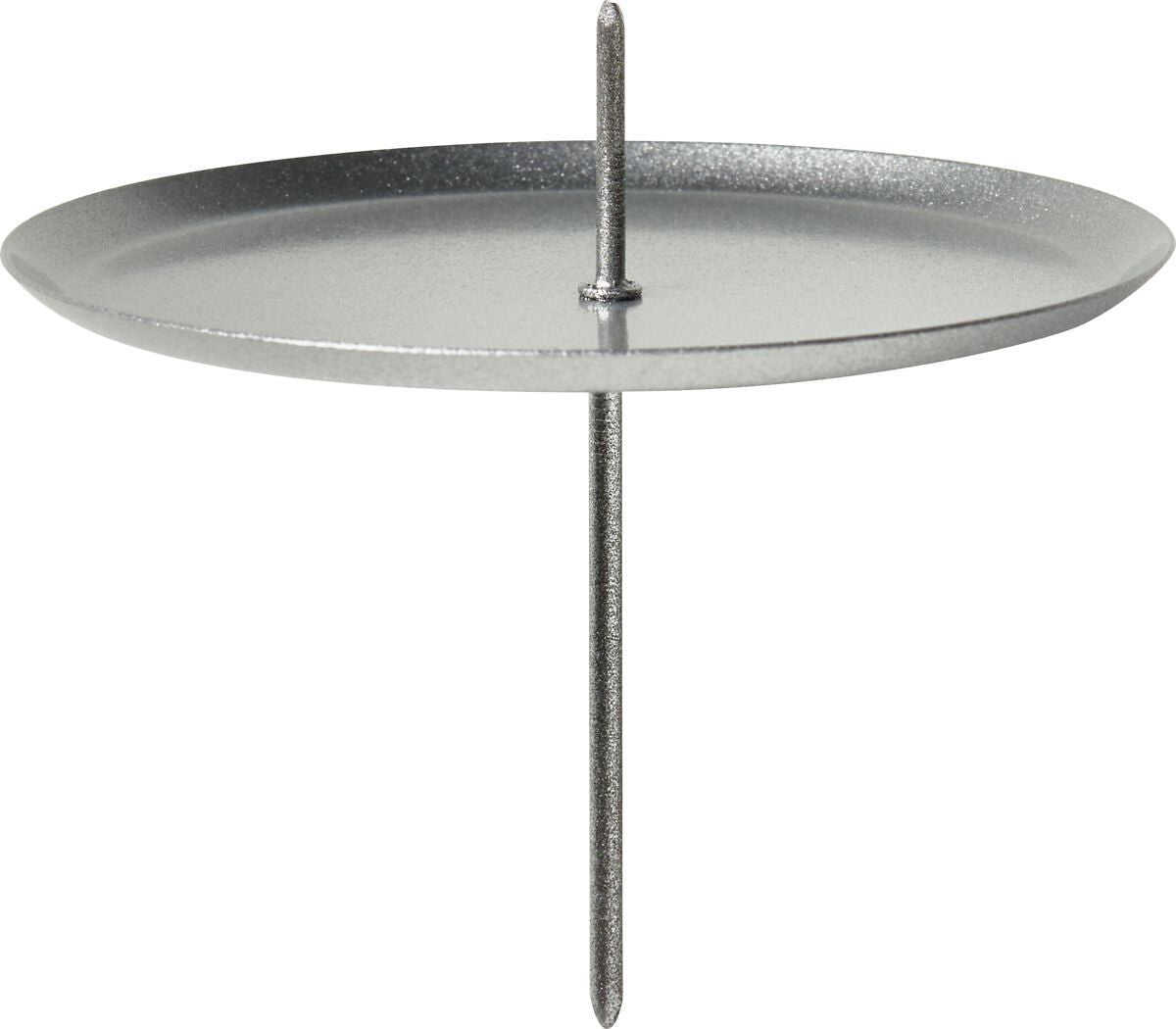 Adventskerzenhalter - Silber / H: 7.0 cm