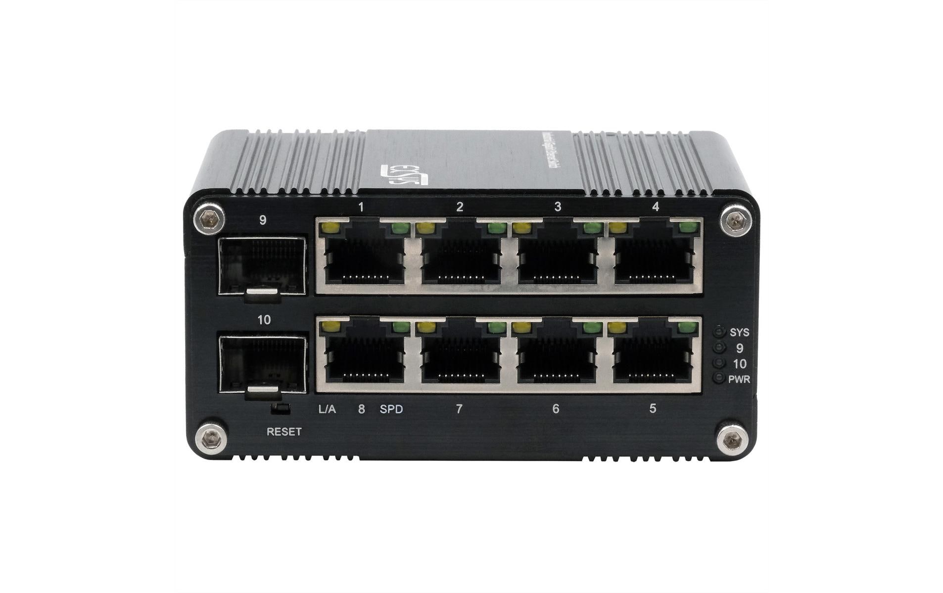 Switch EX-62035M-SFP 10 Port<br>Mini 10-Port Industrial Gigabit Switch