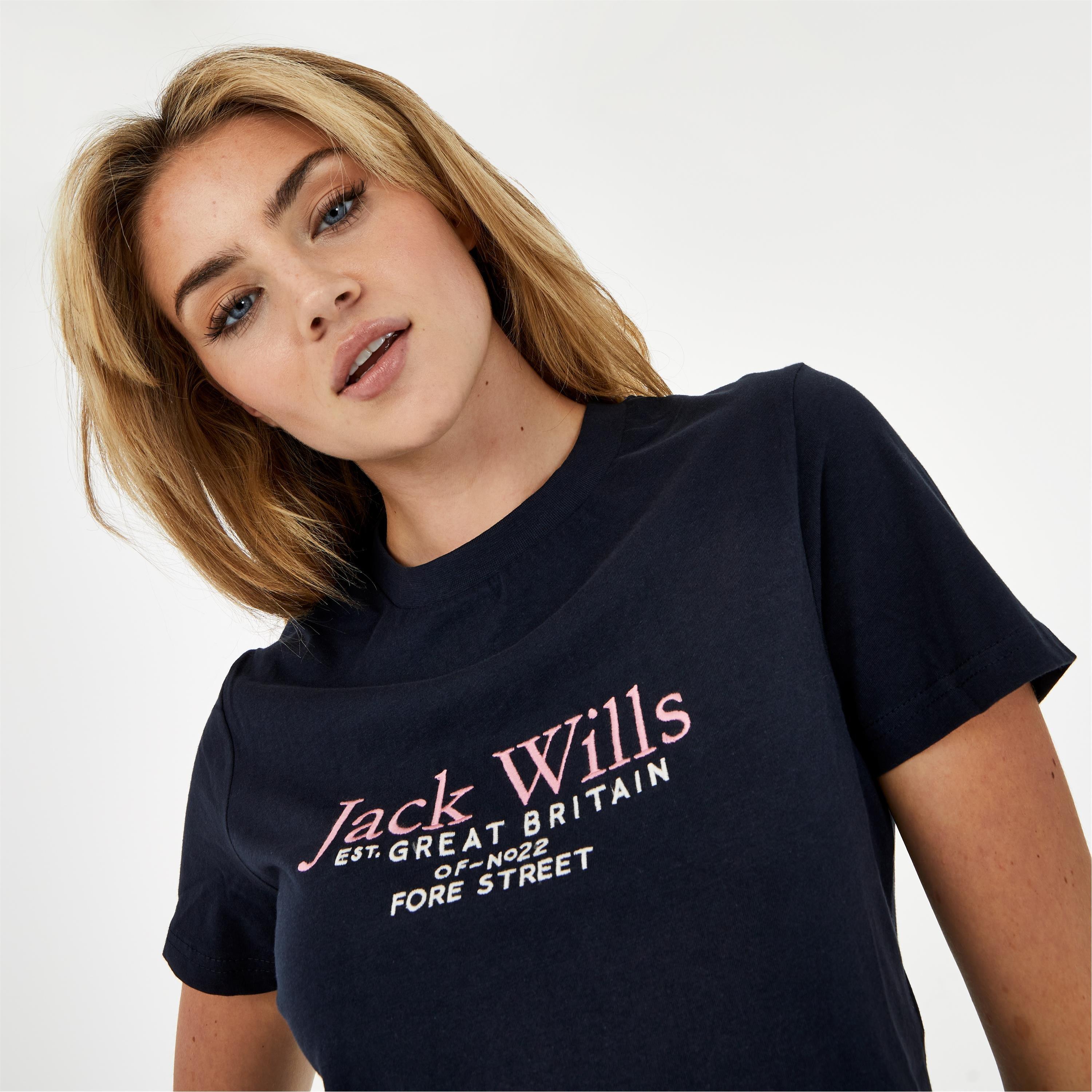 Jack Wills Eccleston Crop T Shirt