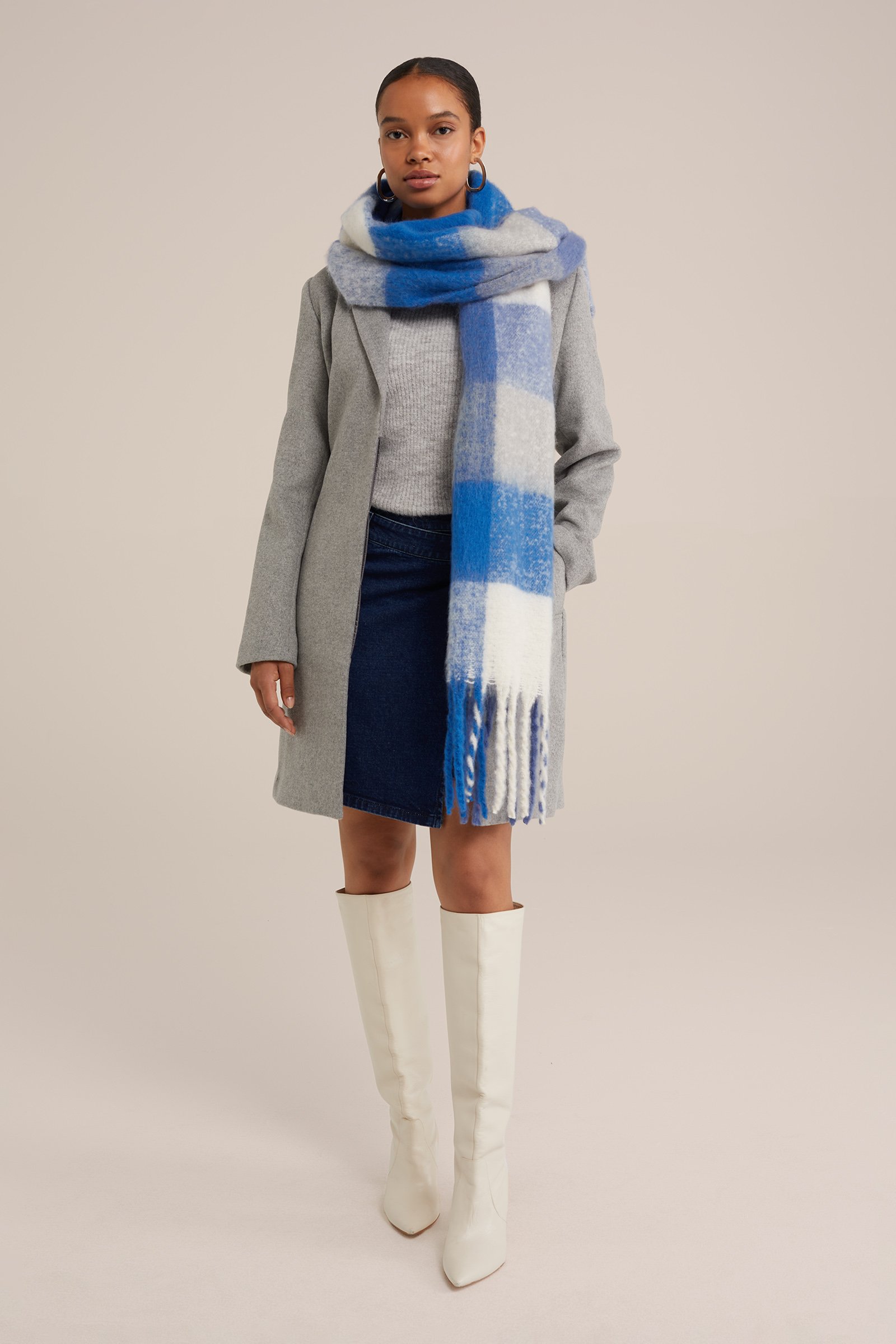 jas van wolmix WE Fashion Lichtgrijs
