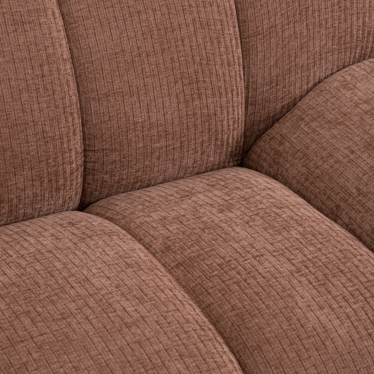 LA REDOUTE INTERIEURS<br>Sofá de 2 lugares, veludo chenille estampado, Nuria
