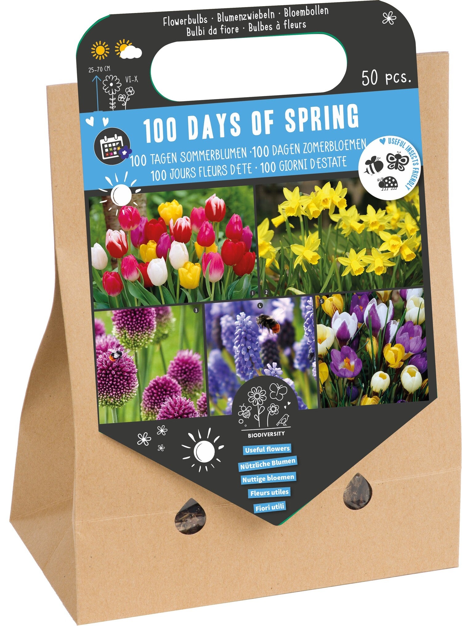 Florex Pick Up Tas bloembollen 100 dagen lente 50 stuks
