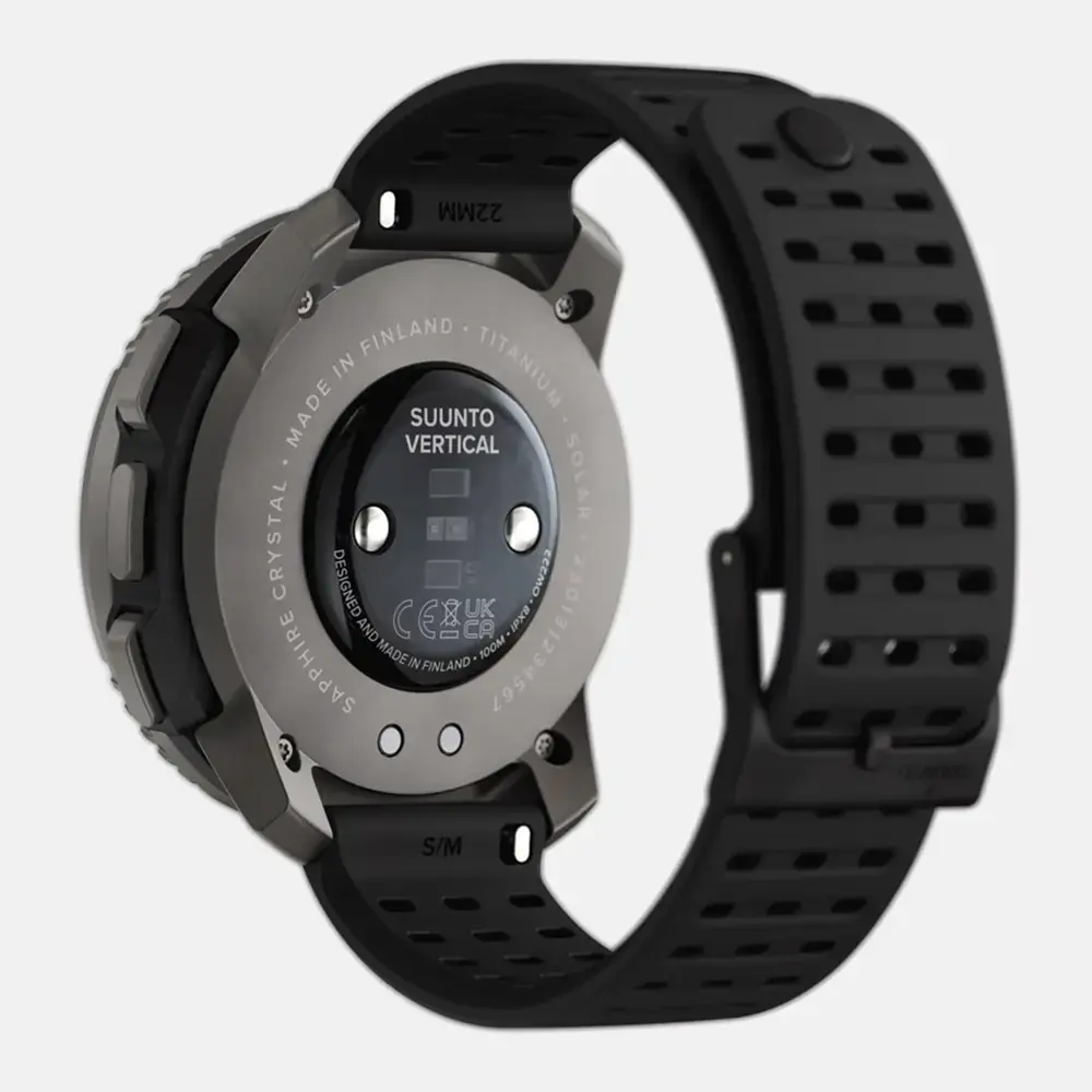 Suunto Vertical Titanium Solar GPS Sporthorloge Zwart