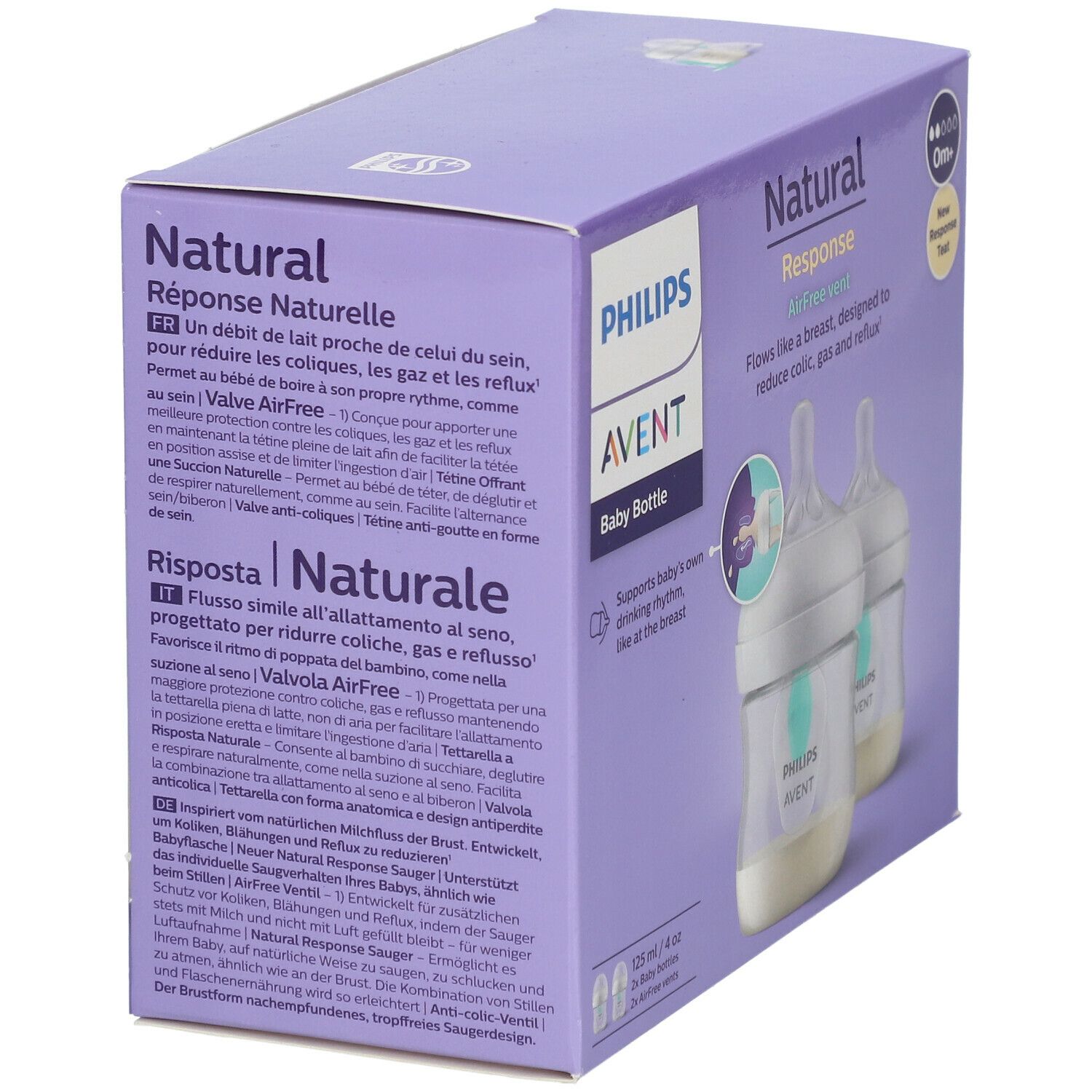 PHILIPS AVENT Natural Response Babyflasche mit AirFree-Ventil
