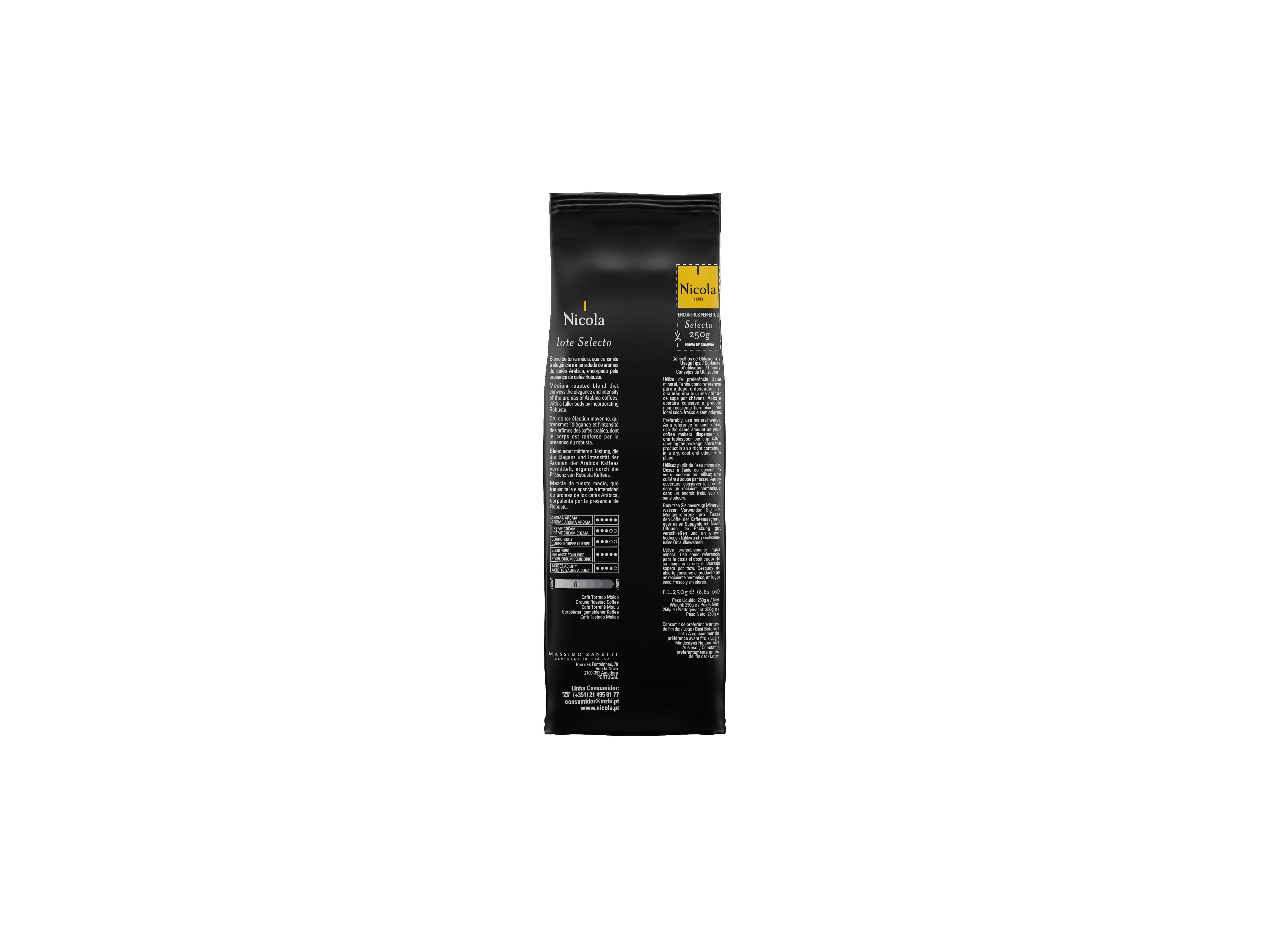 CAFÉ MOIDO NORMAL NICOLA SELECTO 250 G