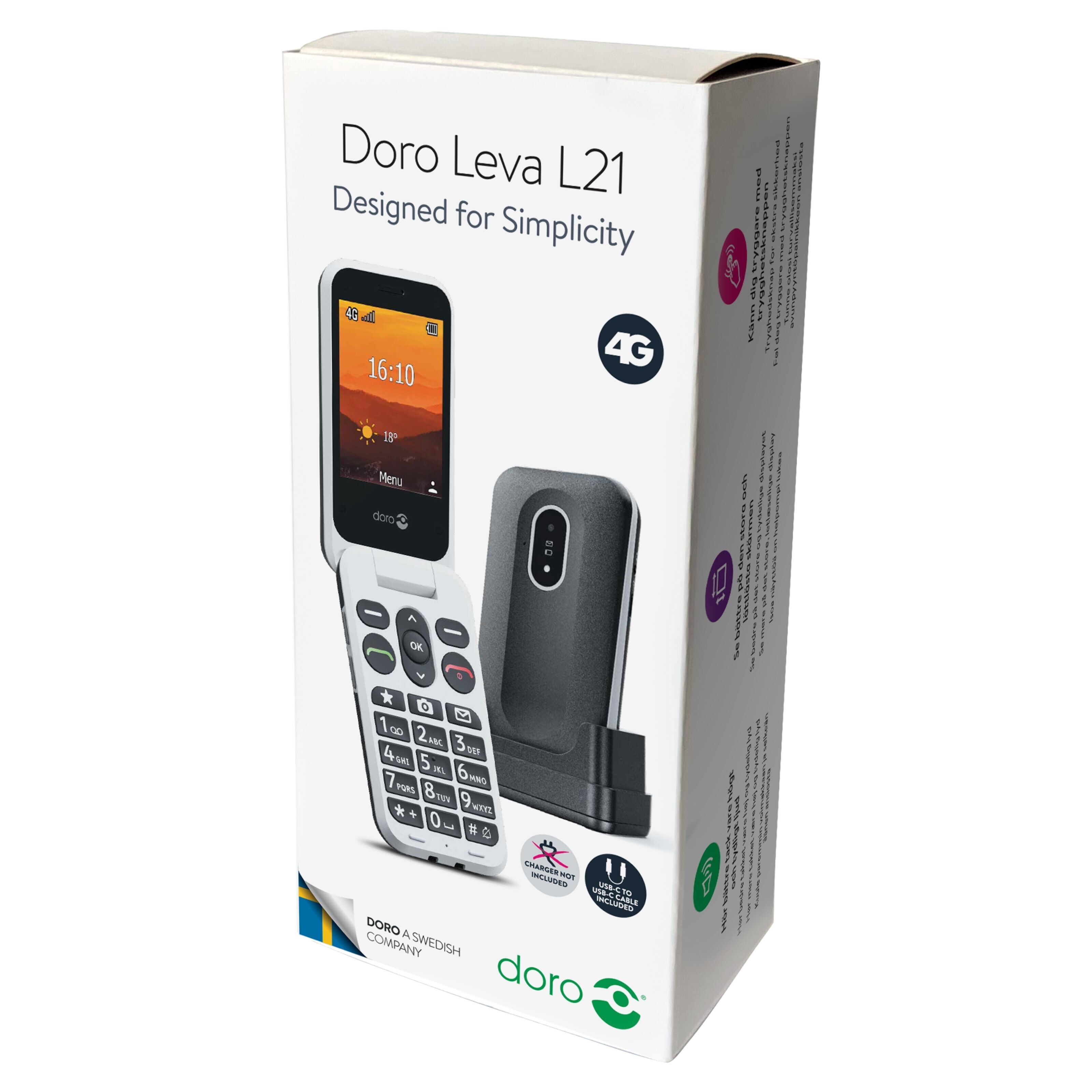 Doro Leva L21 mobiltelefon 4G