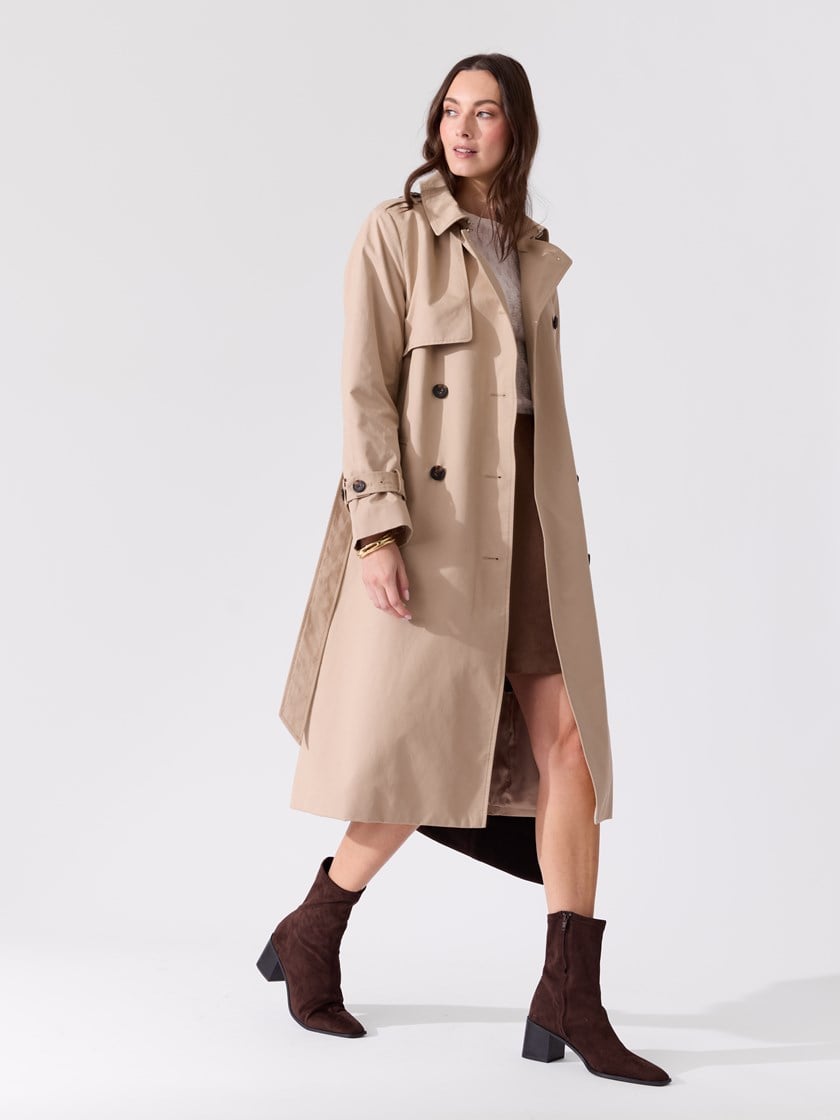 Mila trenchcoat Cobblestone