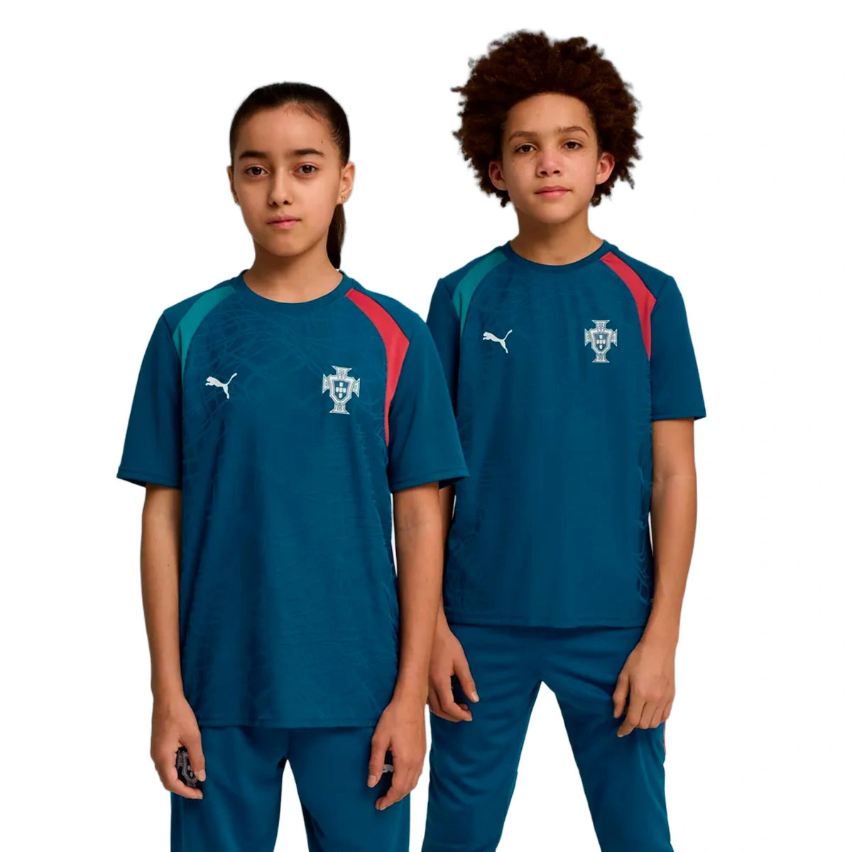 Camisola Puma Portugal Training Mundial 2026 Criança
