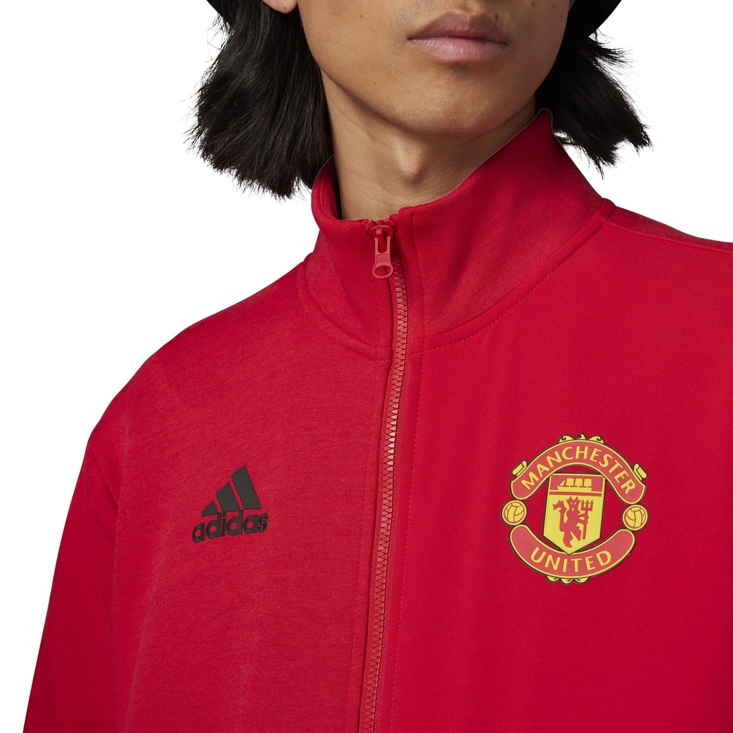 adidas Manchester United Anthem Jacket 2023 2024 Adults