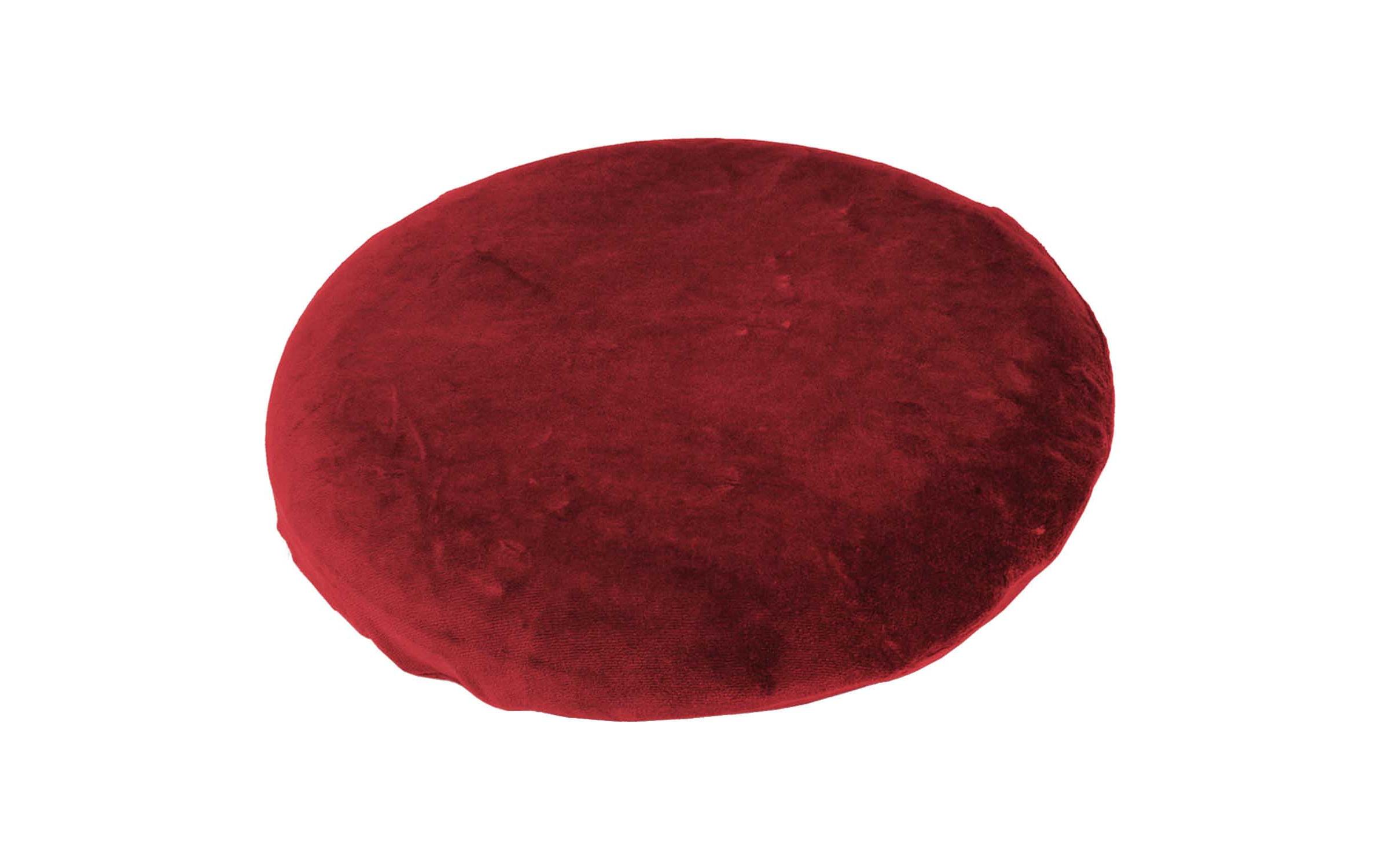 Kissenbezug Sitfit Velours Ø 36 cm, bordeauxErsatzbezug für Sitfit Sitzkissen