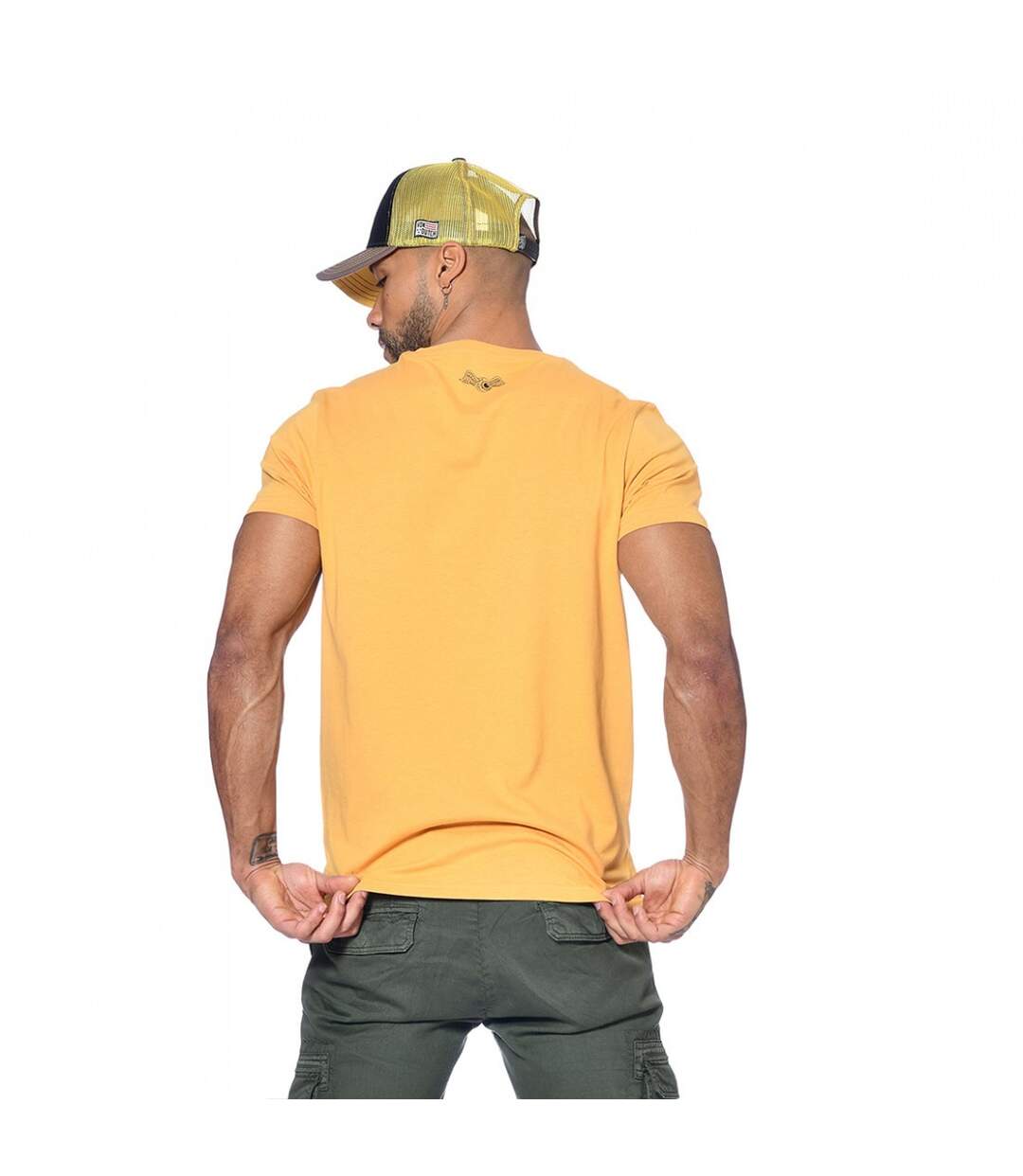 T-shirt Von Dutch col rond homme en coton Front