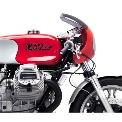 Stickers Brazoline Lettrage Café Racer Universel - Noir