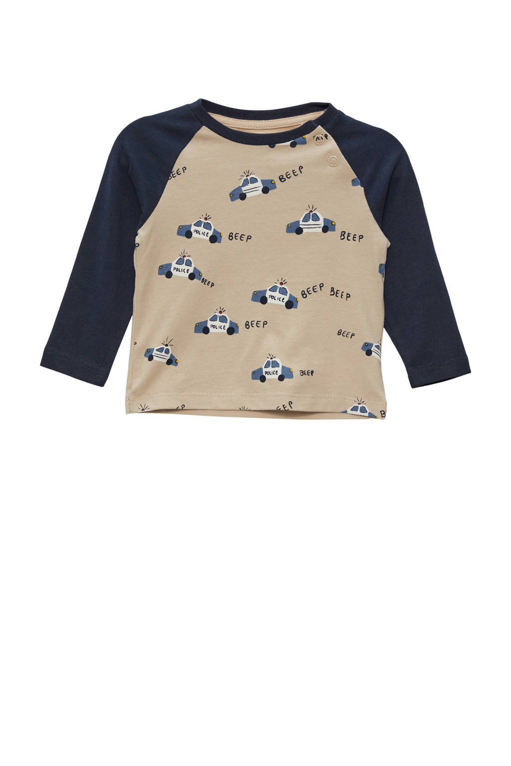 s.Oliver baby longsleeve met all over print ecru
