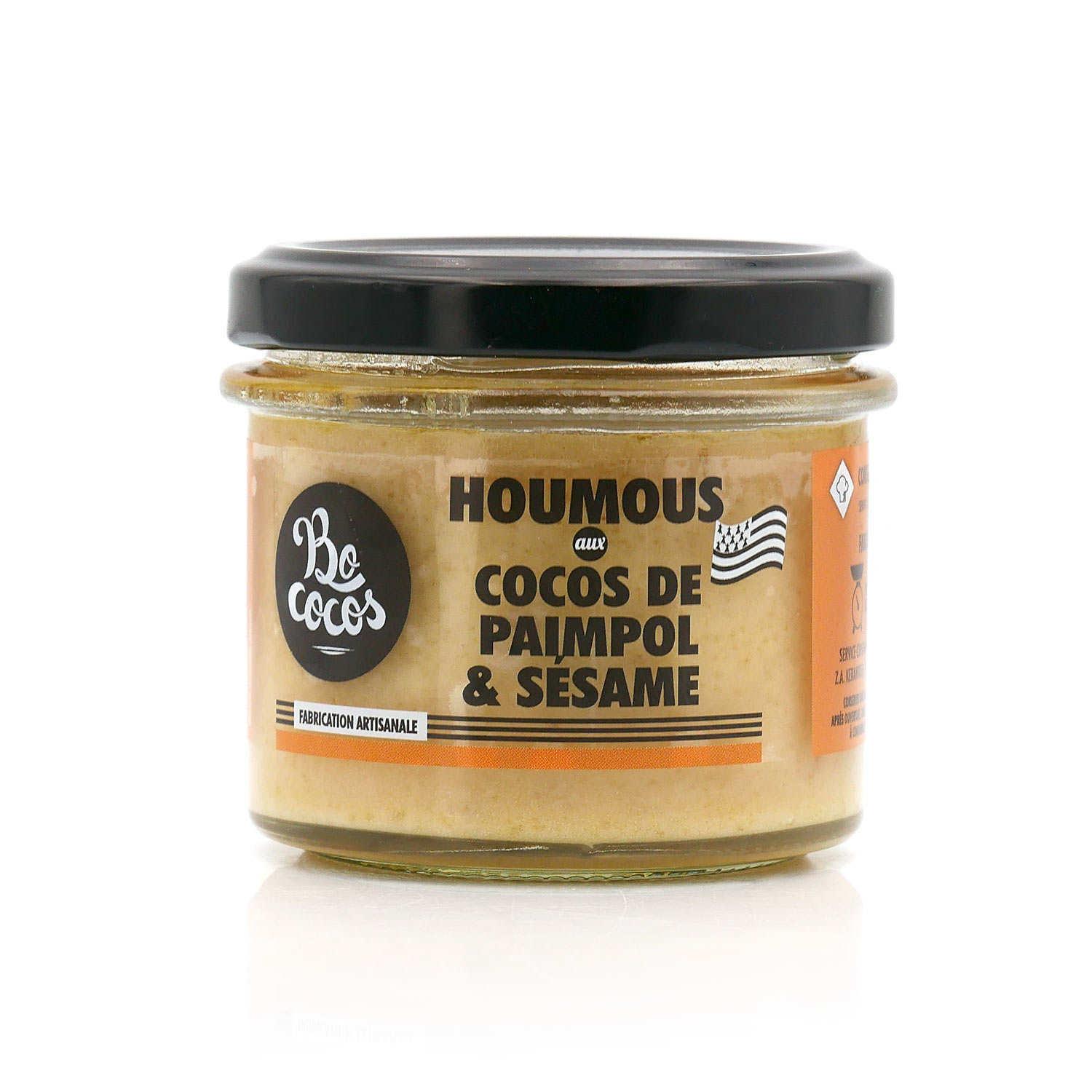 Houmous aux cocos de Paimpol & sésame