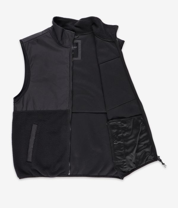 Iriedaily Auf Deck Fleece Weste (uni black)