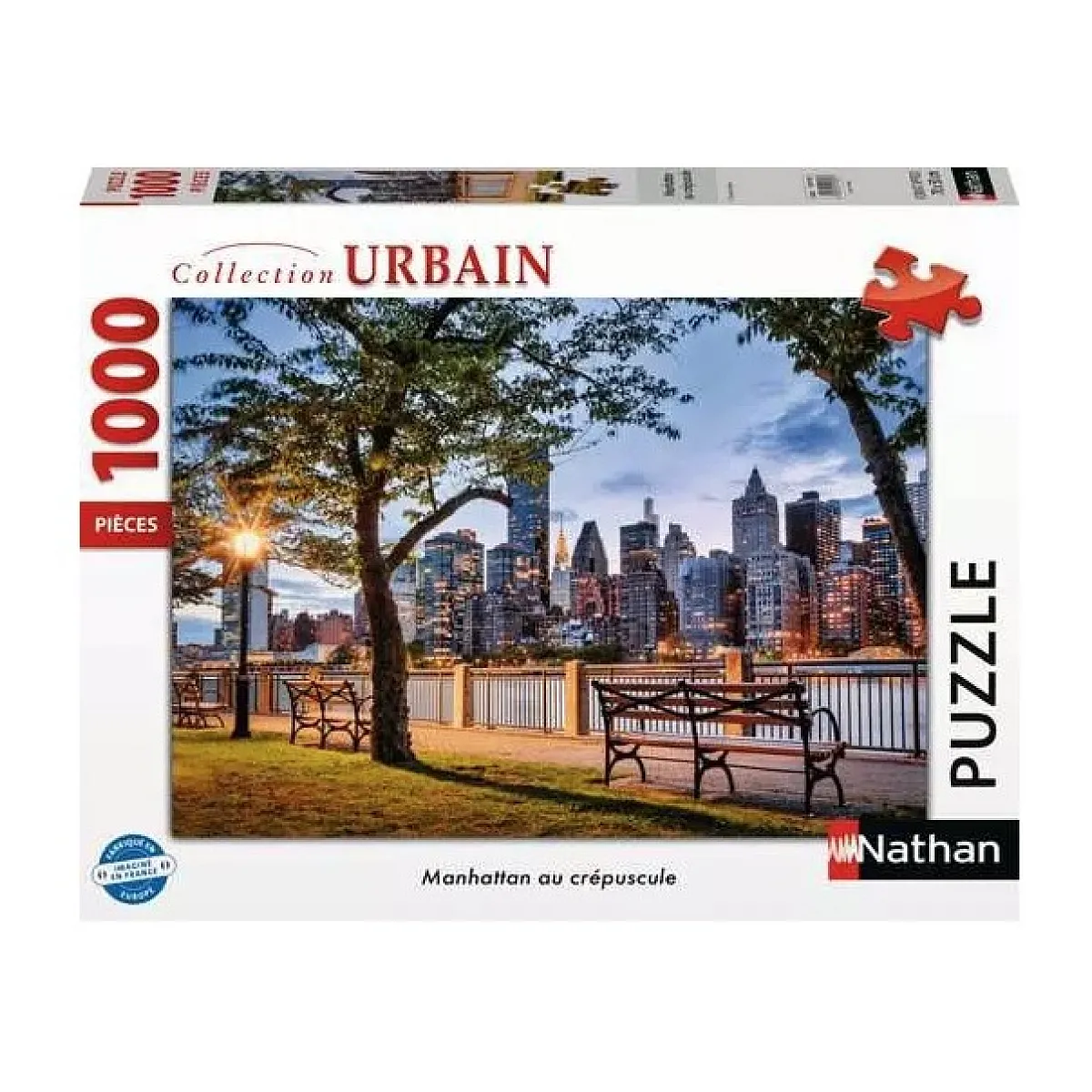NATHAN Puzzle 1000 pièces Manhattan au Crépuscule