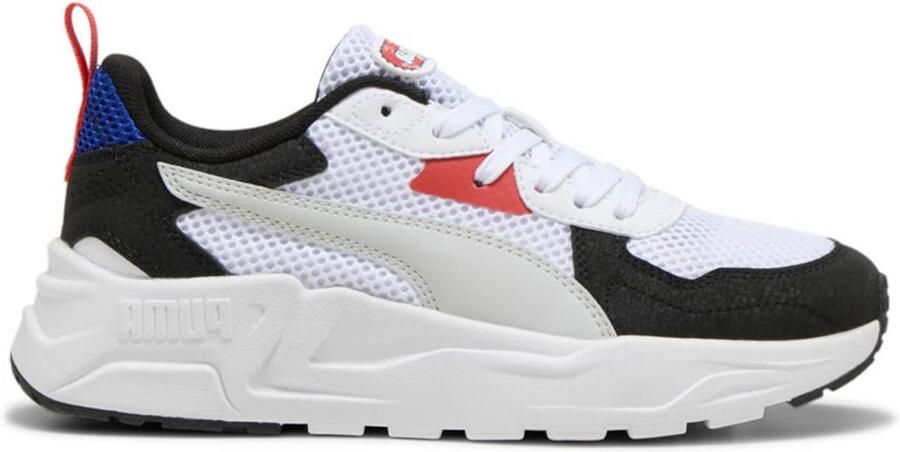 Puma Trinity Lite Mid 90s sneakers zwart wit rood